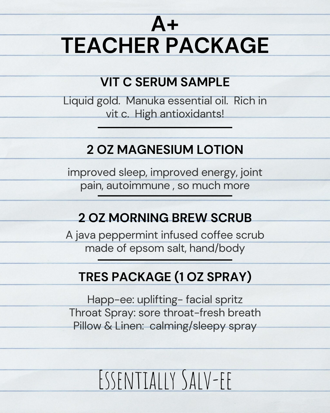 Teacher Package