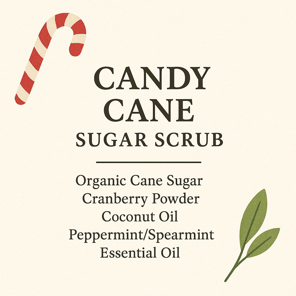 Candy Cane Sugar Scrub
